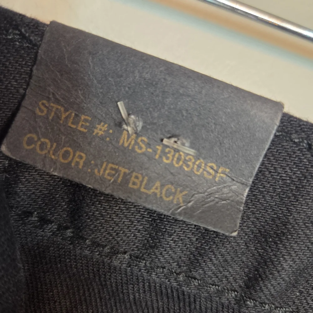 NWT M. Society Jet Black Straight Fit Pants 40x34 100% Cotton